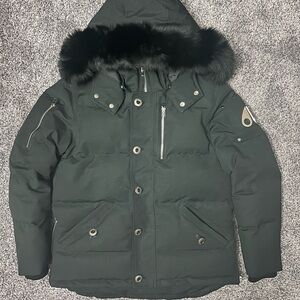 Moose Knuckles Original Shearling Trim 3Q Jacket 'Black/Black'
